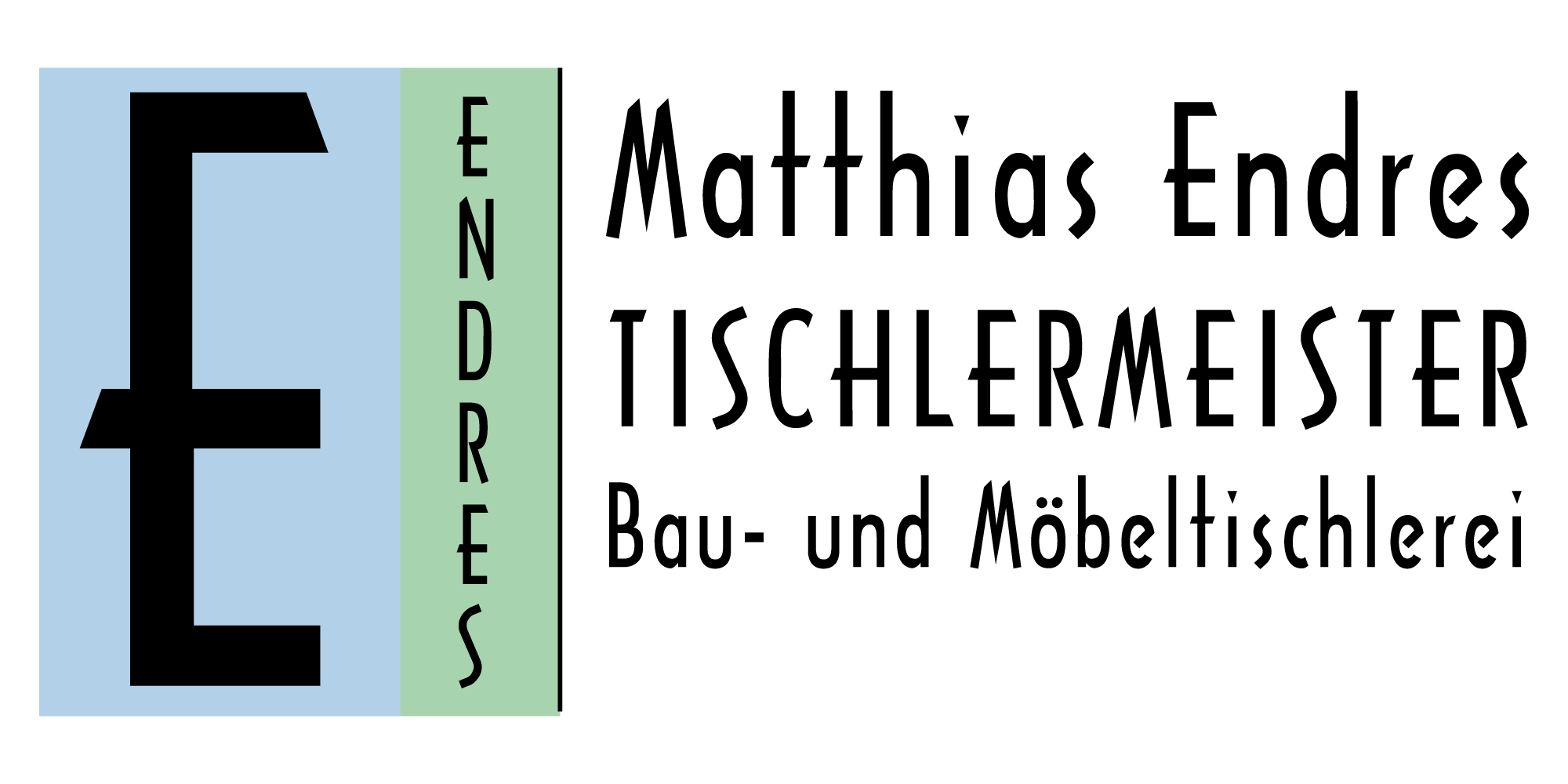 Logo der Bau- und Möbeltischlerei Endres in Mölln, Fachbetrieb für individuelle Holzarbeiten und maßgefertigte Lösungen.