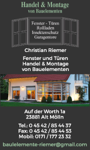 Kontaktdaten und Leistungsübersicht Christian Riemer Bauelemente in Alt Mölln